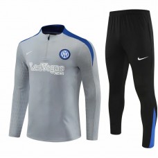 Inter Milan Grey Training Technical Soccer Tracksuit 2024