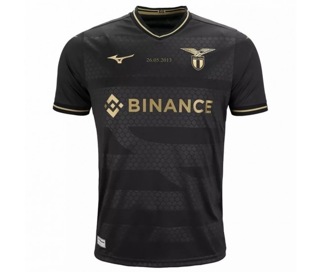 SS Lazio Mens 10th Anniversary Cup Soccer Jersey 2023