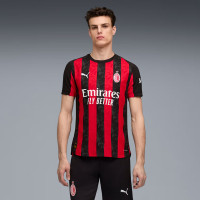 AC Milan Mens Home Authentic Soccer Jersey 2025