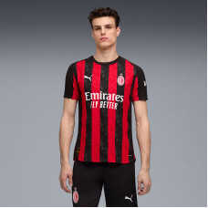 AC Milan Mens Home Authentic Soccer Jersey 2025