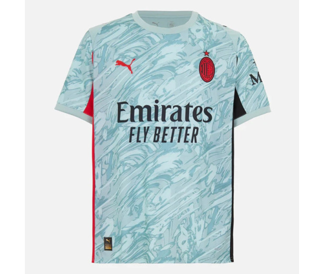 AC Milan Mens Goalkeeper Home Soccer Jersey 2025