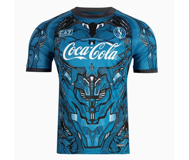 SSC Napoli Mens Sky Blue Training Jersey 2025