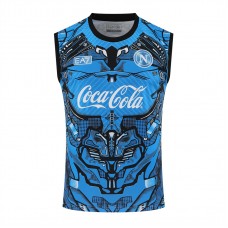 SSC Napoli Mens Sky Blue Training Soccer Singlet 2025