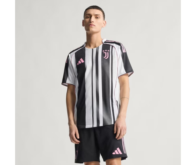 Juventus Mens Home Authentic Soccer Jersey 2025