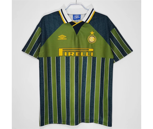 Maglia retrò da trasferta dell'Inter Milan 1995-1996