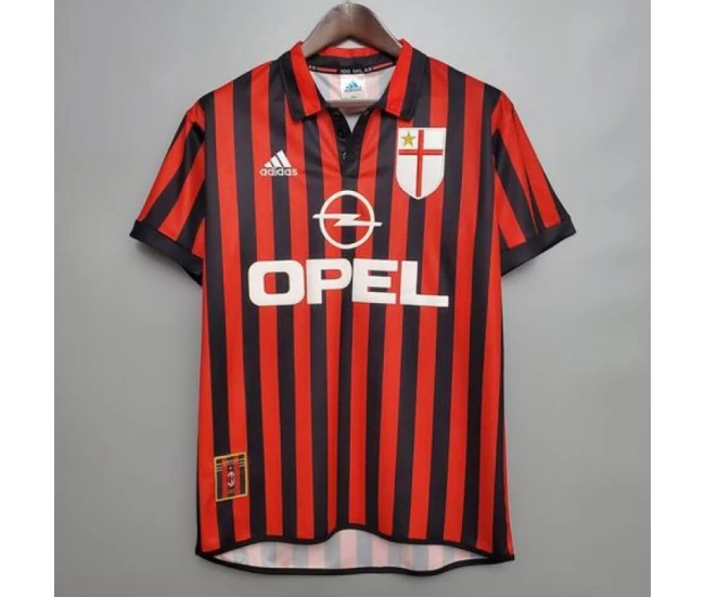 Maglia retrò AC Milan Home 1999-2000