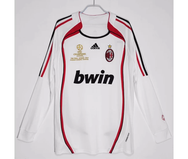 Maglia retrò da trasferta a maniche lunghe AC Milan 2006-2007