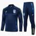 Tuta da calcio tecnica da allenamento blu navy da uomo Italia 2024-25